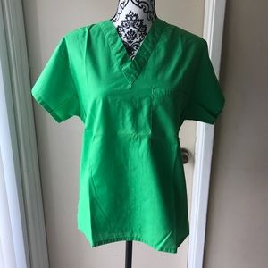 Green Scrub Top Small